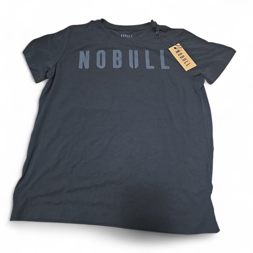 NOBULL Charcoal Tee with Bold Logo